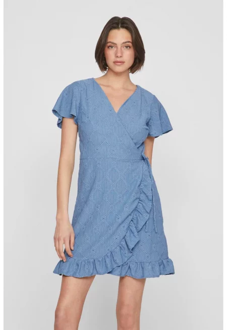 Застъпена къса рокля