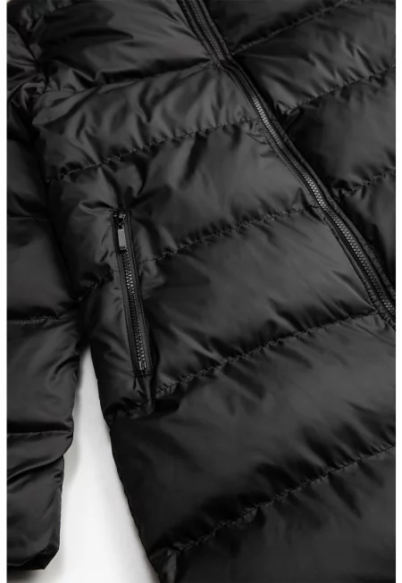 Зимно капитонирано яке с качулка