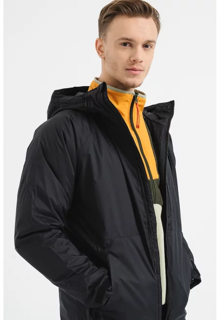 Зимно ски яке Snowy Summit с качулка - Черен