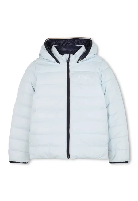 Зимно яке с пухена вата - цип и лого