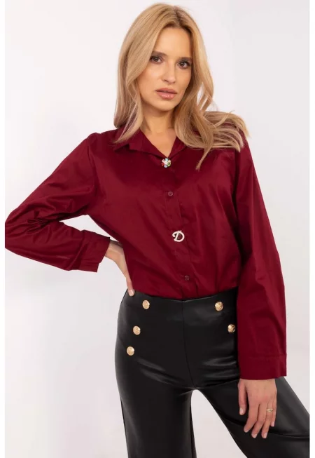 Camasa-DHJ-KS-20132.04P-бордо MARI UNICA - Един размер