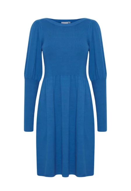 Дамска ежедневна рокля -  301904939 - Вискоза - Син