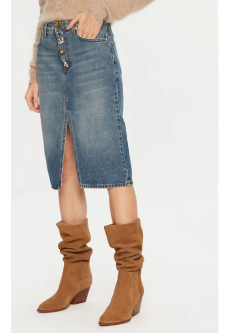 Дамска пола -  304899621 - Памук - Син - Син