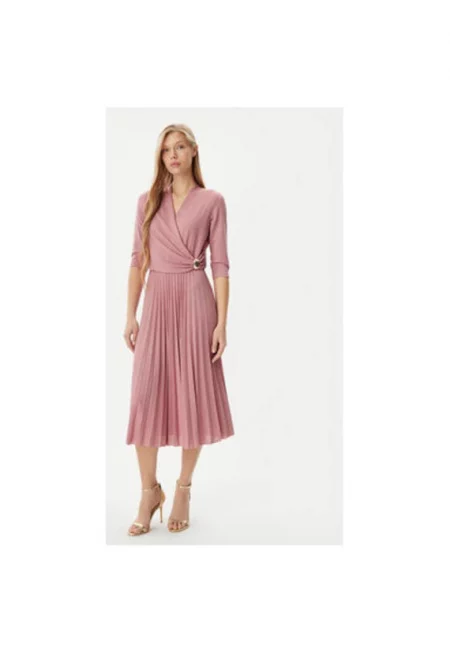 Дамска рокля - Риначименто - 305317896 - Вискоза/Полиамид - Розов