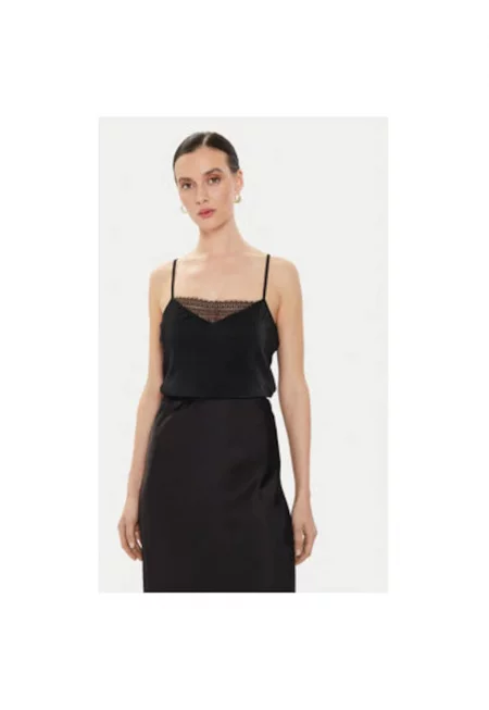 Дамска тениска -  303919832 - Полиестер - Черна - Черен