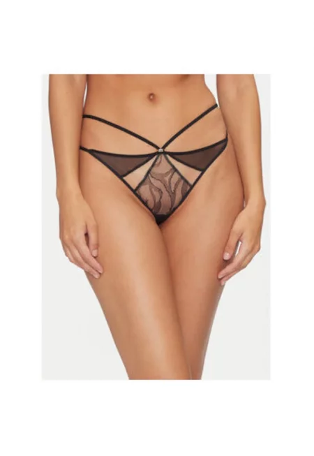 Дамски бикини -  304178139 - Найлон - Черен - Черен