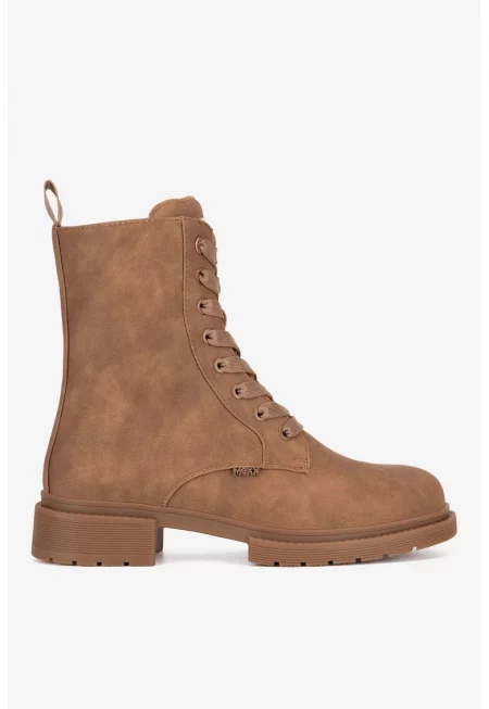 Дамски ботуши  5905588921745 - Синтетика - Кафяв