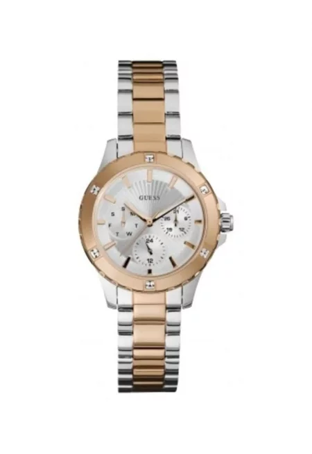 Дамски часовник  модел Mist - кварцов механизъм - неръждаема стомана - цвят металик сив - диаметър 35 мм - водоустойчивост 5 АТМ