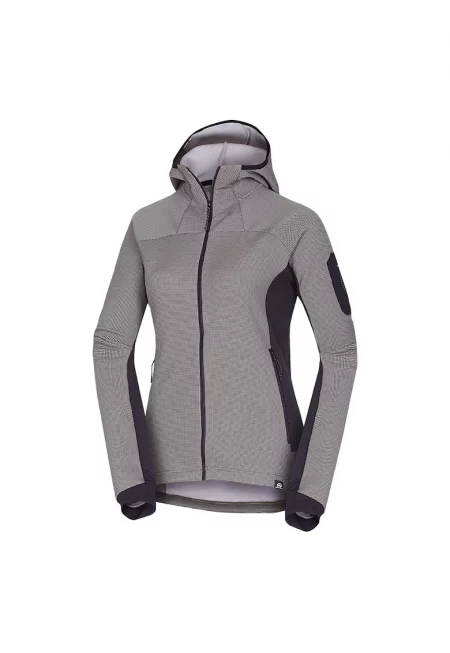 Дамски полар меланж суитшърт Marcella светлозелен/черен - Светлозелен