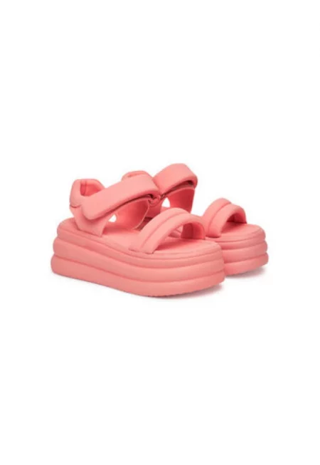 Дамски сандали - RR2N4119 -  Естествена кожа - Розово