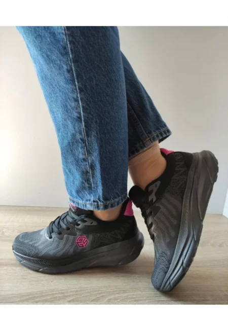 Дамски спортни обувки  27209 Черни - Черно - Черен