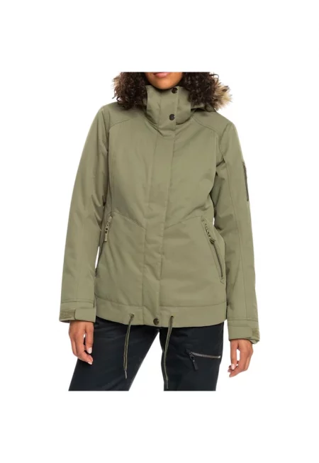 Дамско ски яке -  Полиестер - Каки