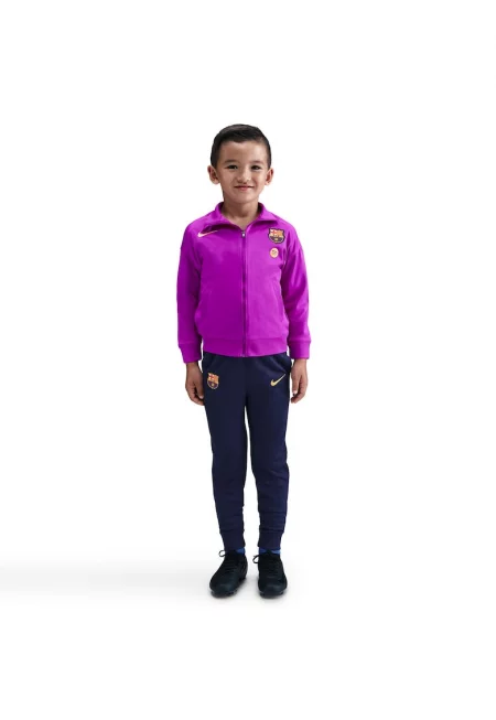 Детски екип  FC Barcelona Strike - лилав - Лилав