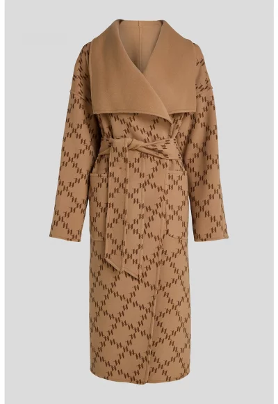 Двулицево палто с вълна