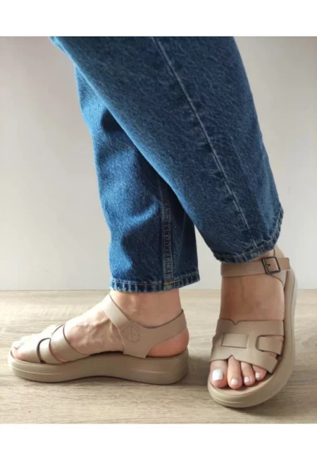 Ежедневни дамски сандали  246615T Кайсия - Кайсия