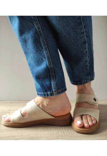 Ежедневни сабо дамски  33173- Крем