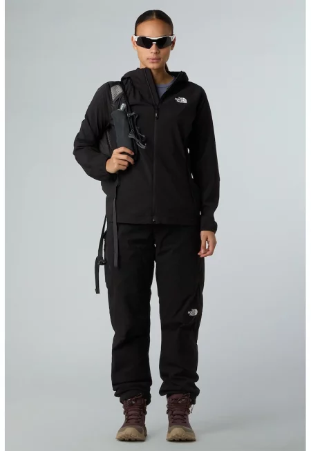 Хайкинг яке Nimble с качулка - Черен