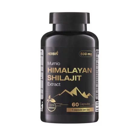 Хималайско мумио (шилажит) – При умора и понижен имунитет, 500 mg, 60 капсули