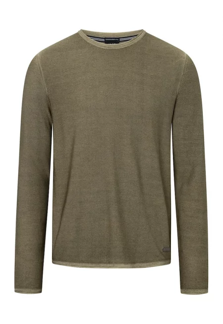 JOOP JEANS - Пуловер regular fit с кръгло деколте JJ1 - Зелен