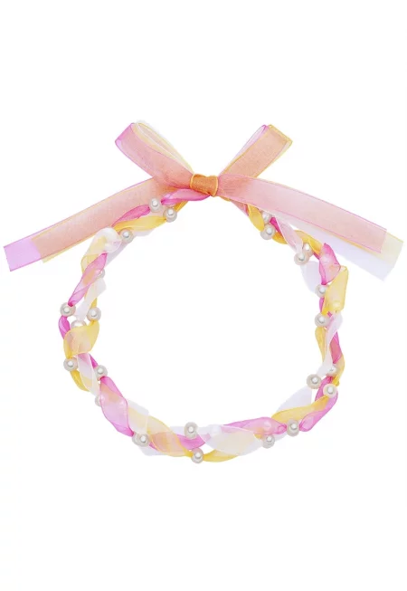 Колие със сладководно култивирани перли - Бял