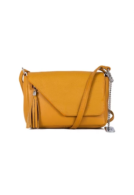 Кожена чанта crossbody Lola от