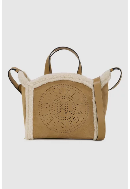 Кожена чанта с перфорации