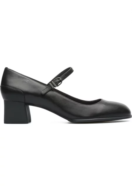 Кожени обувки Katie 1031 Mary Jane - Черен