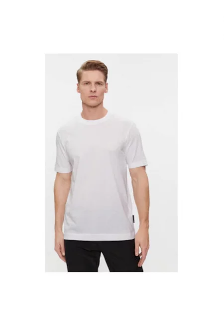 Мъжка тениска -  303638702 - Памук - Бяла - Бял