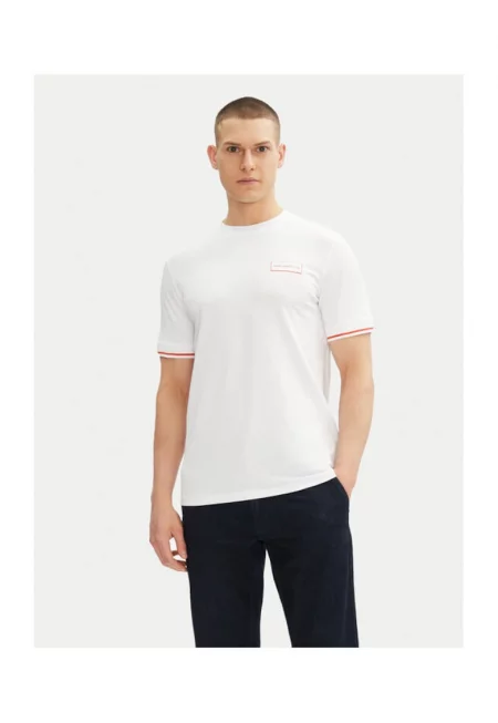 Мъжка тениска  755020 552221 - Памук - 54397 - Бял