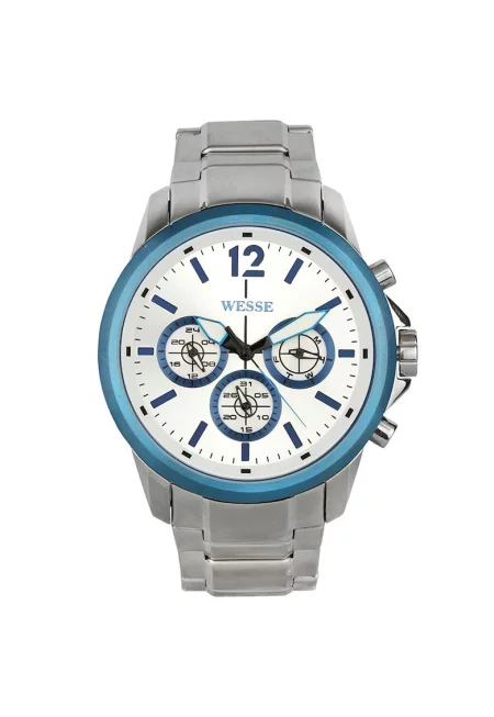 Мъжки часовник  модел WWG400507SS - сребрист - стоманена каишка - водоустойчив 5 ATM
