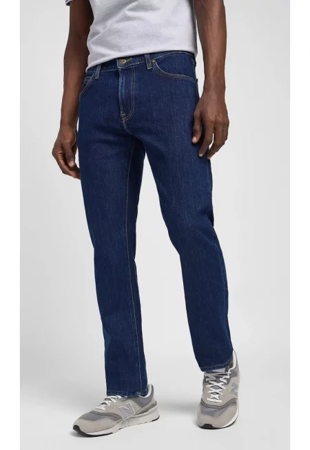 Мъжки дънки  Daren - памук/еластан - тъмносини