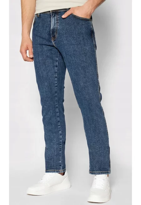 Мъжки дънки  Texas - памук/еластан - втален модел - син