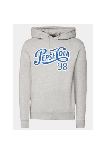 Мъжки спортен суитшърт -  541118 - Бежов - Памук