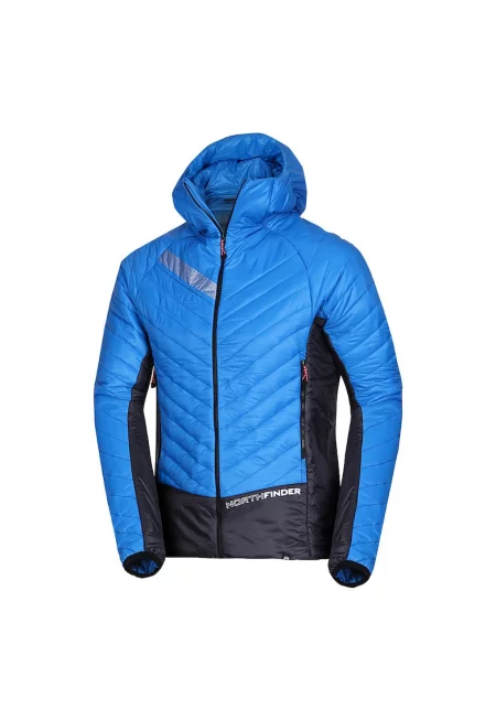 Мъжко ски туринг яке Primaloft® OHNISTE 1 - Тъмносин | Черен