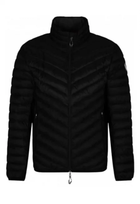 Мъжко яке  SKI M KITZBUHEL LT PADDED T-TOP - полиамид - черно - Черен