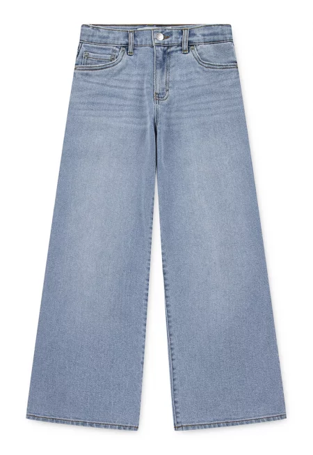 Разкроени дънки със средновисока талия