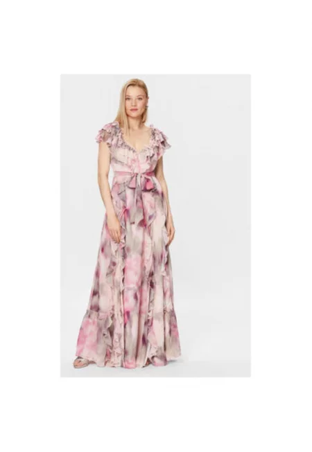 Рокля за дами -  302784745 - Полиестер - 36 EU - Многоцветна