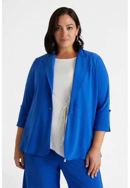Сако с ревери - Кралско Синьо