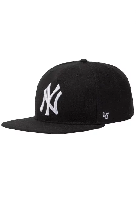 Шапка -  MLB New York Yankees No Shot Cap B-NSHOT17WBP-BK - черна - един размер