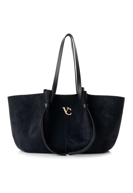 Шопинг чанта от еко велур