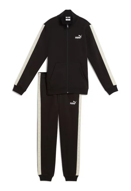 Спортен екип Essential Tape с цип - Черен