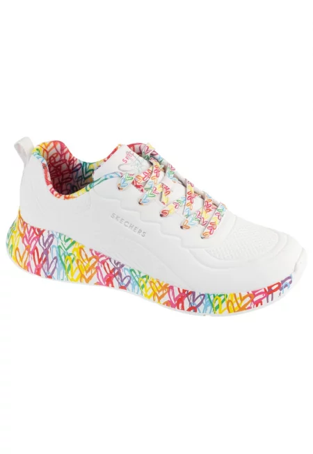 Спортни обувки -  Uno Lite - Exuberant Hearts 177976 - Бял