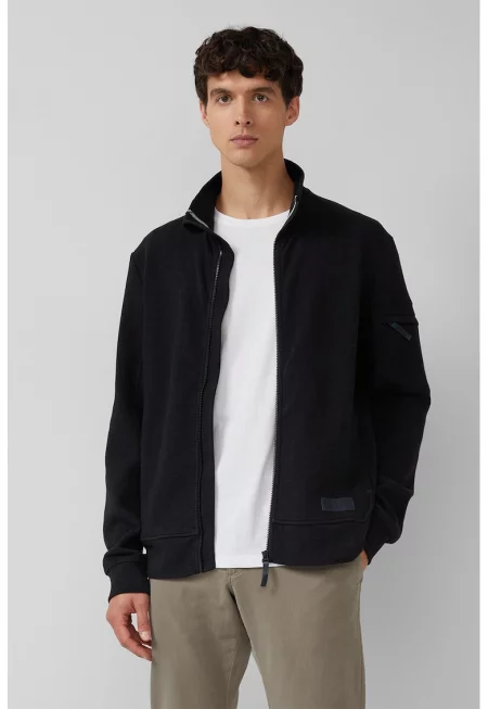 Суитшърт с памук с цип