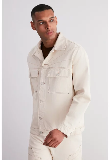 Свободно дънково яке