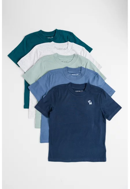 Тениска с овално деколте - 5 броя