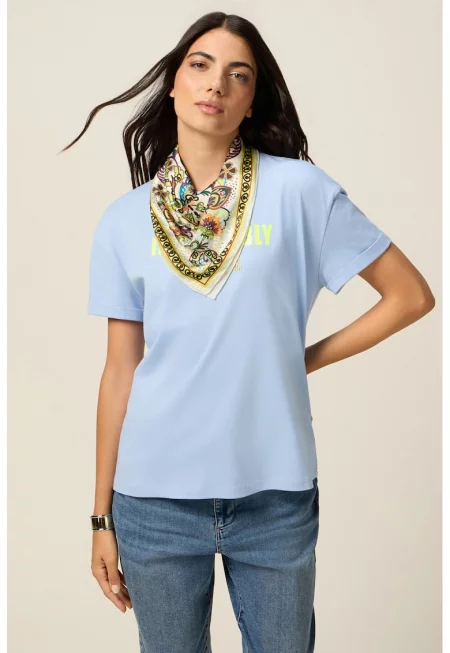 Тениска с шал