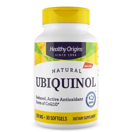 Убиквинол Kaneka® – Редуцирана форма на коензим Q10, 200 mg, 30 софтгел капсули