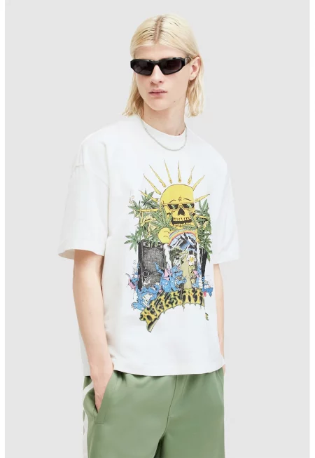 Уголемена тениска от органичен памук Fest