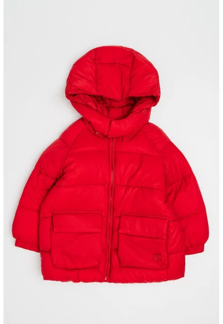 Ватирано зимно яке с качулка