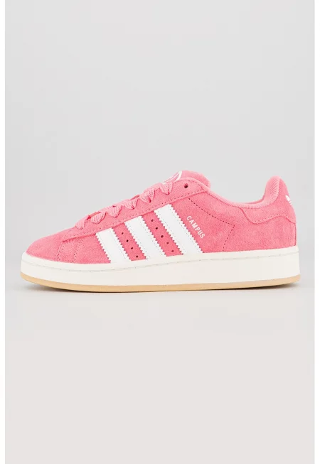 Велурени спортни обувки Campus 00s - Яркорозово/Бял